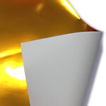 Cartulina Colegial Metalizada Oro
